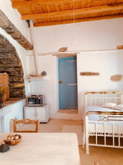 Ferienwohnung Naxos Mountain Retreat - Tiny House Build On Rock Koronos Exterior foto